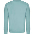 Seafoam - Back - AWDis Just Hoods AWDis Unisex Crew Neck Plain Sweatshirt (280 GSM)