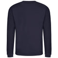 New French Navy - Back - AWDis Just Hoods AWDis Unisex Crew Neck Plain Sweatshirt (280 GSM)