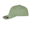 Dark Leaf Green - Back - Flexfit Childrens-Kids Wooly Combed Cap