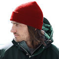 Classic Red - Side - Beechfield Heritage Ladies-Womens Premium Plain Winter Beanie