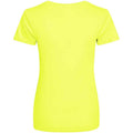 Electric Yellow - Back - AWDis Just Cool Womens-Ladies Sports Plain T-Shirt