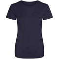 French Navy - Front - AWDis Just Cool Womens-Ladies Sports Plain T-Shirt