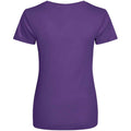 Purple - Back - AWDis Just Cool Womens-Ladies Sports Plain T-Shirt