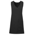 Black - Front - Premier Womens-Ladies Wrap Around Sleeveless Tunic Apron