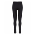 Black - Back - Proact Womens-Ladies Elasticated Athletic Leggings