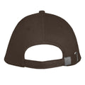 Chocolate-Beige - Side - SOLS Unisex Long Beach Cap