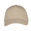 Beige - Back - SOLS Unisex Long Beach Cap