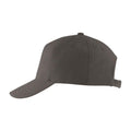 Carbon Grey - Side - SOLS Unisex Long Beach Cap