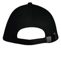 Black-Red - Back - SOLS Unisex Long Beach Cap