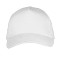 White - Back - SOLS Unisex Long Beach Cap