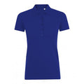 Ultramarine - Front - SOLS Womens-Ladies Phoenix Short Sleeve Pique Polo Shirt