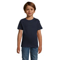 French Navy - Back - SOLS Childrens-Kids Regent Short Sleeve Fitted T-Shirt