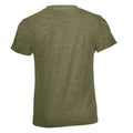 Heather Khaki - Back - SOLS Childrens-Kids Regent Short Sleeve Fitted T-Shirt