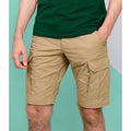 Chestnut - Back - SOLS Mens Jackson Bermuda Shorts