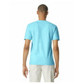 Sky Blue - Back - Gildan Mens Soft Style Ringspun T Shirt