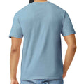 Stone Blue - Back - Gildan Mens Soft Style Ringspun T Shirt