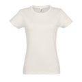 Off White - Front - SOLS Womens-Ladies Imperial Short-Sleeved T-Shirt