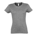 Grey Marl - Front - SOLS Womens-Ladies Imperial Short-Sleeved T-Shirt