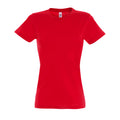 Red - Front - SOLS Womens-Ladies Imperial Short-Sleeved T-Shirt