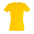 Gold - Front - SOLS Womens-Ladies Imperial Short-Sleeved T-Shirt