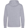 Heather Grey - Back - AWDis Just Hoods Mens Graduate Heavyweight Hoodie