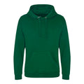 Bottle Green - Front - AWDis Just Hoods Mens Graduate Heavyweight Hoodie