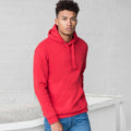 Fire Red - Back - AWDis Just Hoods Mens Graduate Heavyweight Hoodie