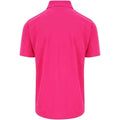 Fuchsia - Back - PRO RTX Mens Pro Pique Polo Shirt