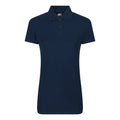 Navy - Front - PRO RTX Womens-Ladies Pro Piqu Polo Shirt