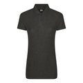 Charcoal - Front - PRO RTX Womens-Ladies Pro Piqu Polo Shirt