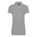 Heather - Front - PRO RTX Womens-Ladies Pro Piqu Polo Shirt