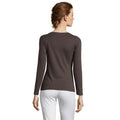 Dark Grey - Lifestyle - SOLS Womens-Ladies Majestic Long Sleeve T-Shirt