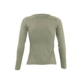 Khaki - Pack Shot - SOLS Womens-Ladies Majestic Long Sleeve T-Shirt