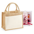 Natural - Side - Westford Mill Pocket Jute Gift Bag