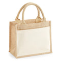 Natural - Front - Westford Mill Pocket Jute Gift Bag