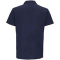 French Navy - Back - SOLS Mens Summer II Pique Short Sleeve Polo Shirt