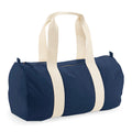 French Navy - Front - Westford Mill EarthAware Organic Barrel Bag