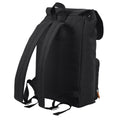 Black-Brown - Back - BagBase Vintage Laptop Backpack