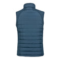 Navy-Royal Blue - Back - Result Mens Black Compass Padded Soft Shell Gilet