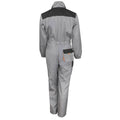 Grey-Black - Back - Result Work-Guard Mens Lite Coverall