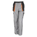 Grey-Black - Front - Result Work-Guard Mens Lite Trousers