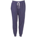 Heather Navy - Front - Canvas Unisex Jogger Sweatpants