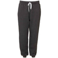 Dark Grey Heather - Front - Canvas Unisex Jogger Sweatpants