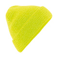 Fluorescent Yellow - Front - Beechfield Unisex Reflective Beanie