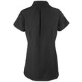 Black - Back - Premier Womens-Ladies Blossom Short Sleeve Tunic