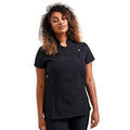 Black - Side - Premier Womens-Ladies Blossom Short Sleeve Tunic