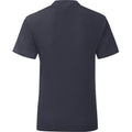 Deep Navy - Back - Fruit Of The Loom Mens Iconic T-Shirt