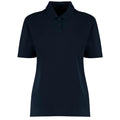 Navy - Front - Kustom Kit Womens-Ladies Regular Fit Workforce Pique Polo Shirt