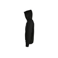 Black - Lifestyle - SOLS Mens Seven Full Zip Hooded Sweatshirt - Hoodie