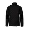 Black-Black - Back - Kariban Mens Quilted Jacket